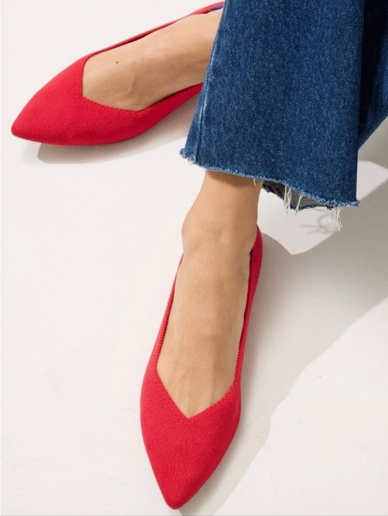 Rothy's Shoes - Rothy's Red Point Flats